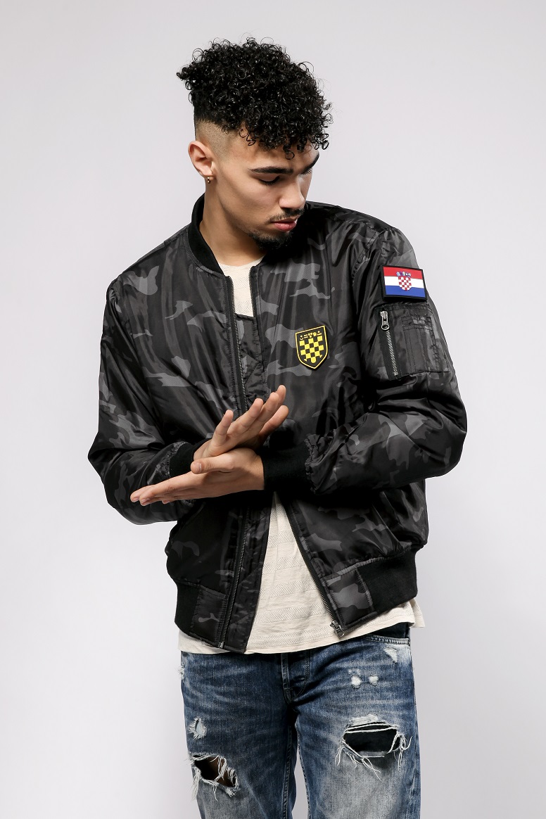 Kroatien Camo Bomber Jacket-XS