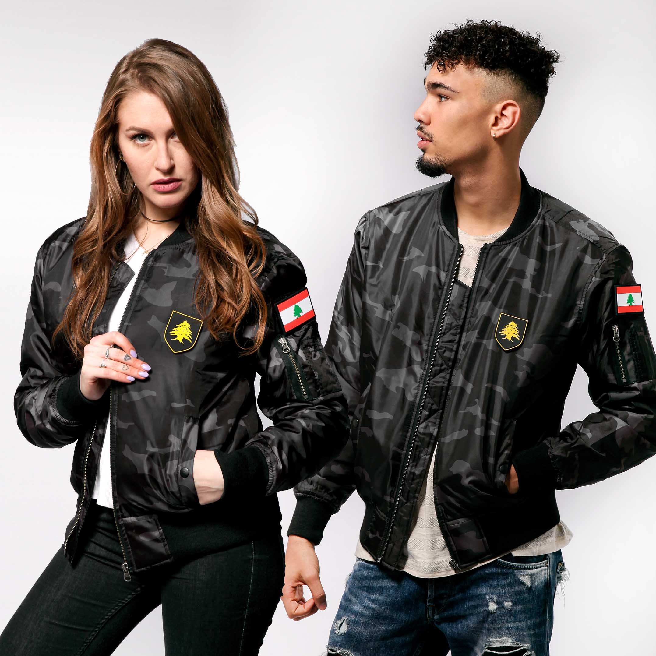 Libanon Camo Bomber Jacket-S