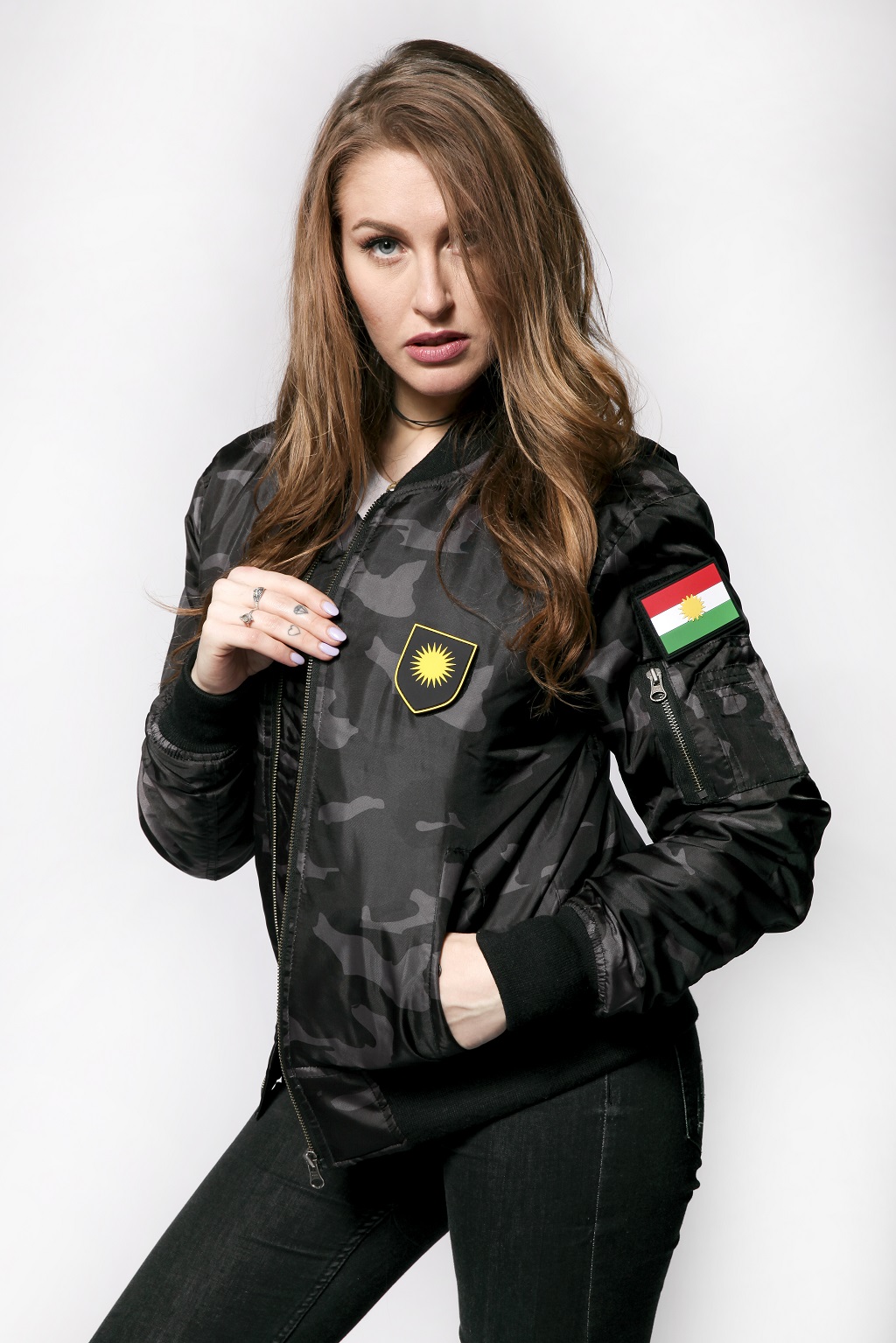 Kurdistan Camo Bomber Jacket-S