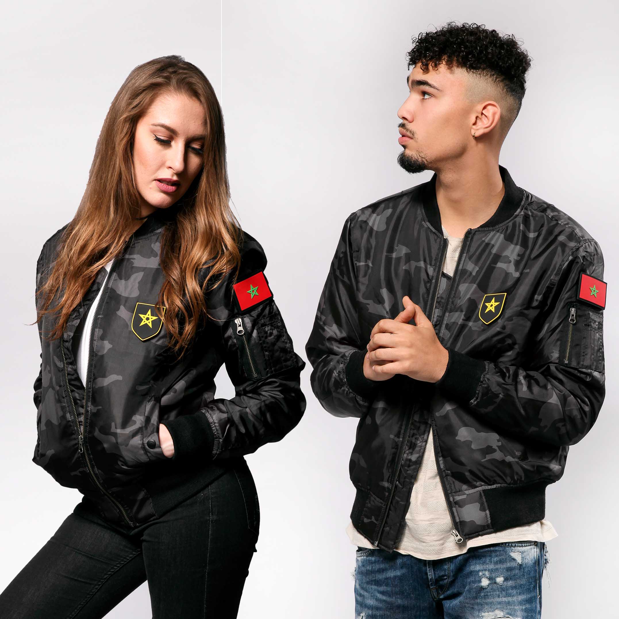 Marokko Camo Bomber Jacket-S