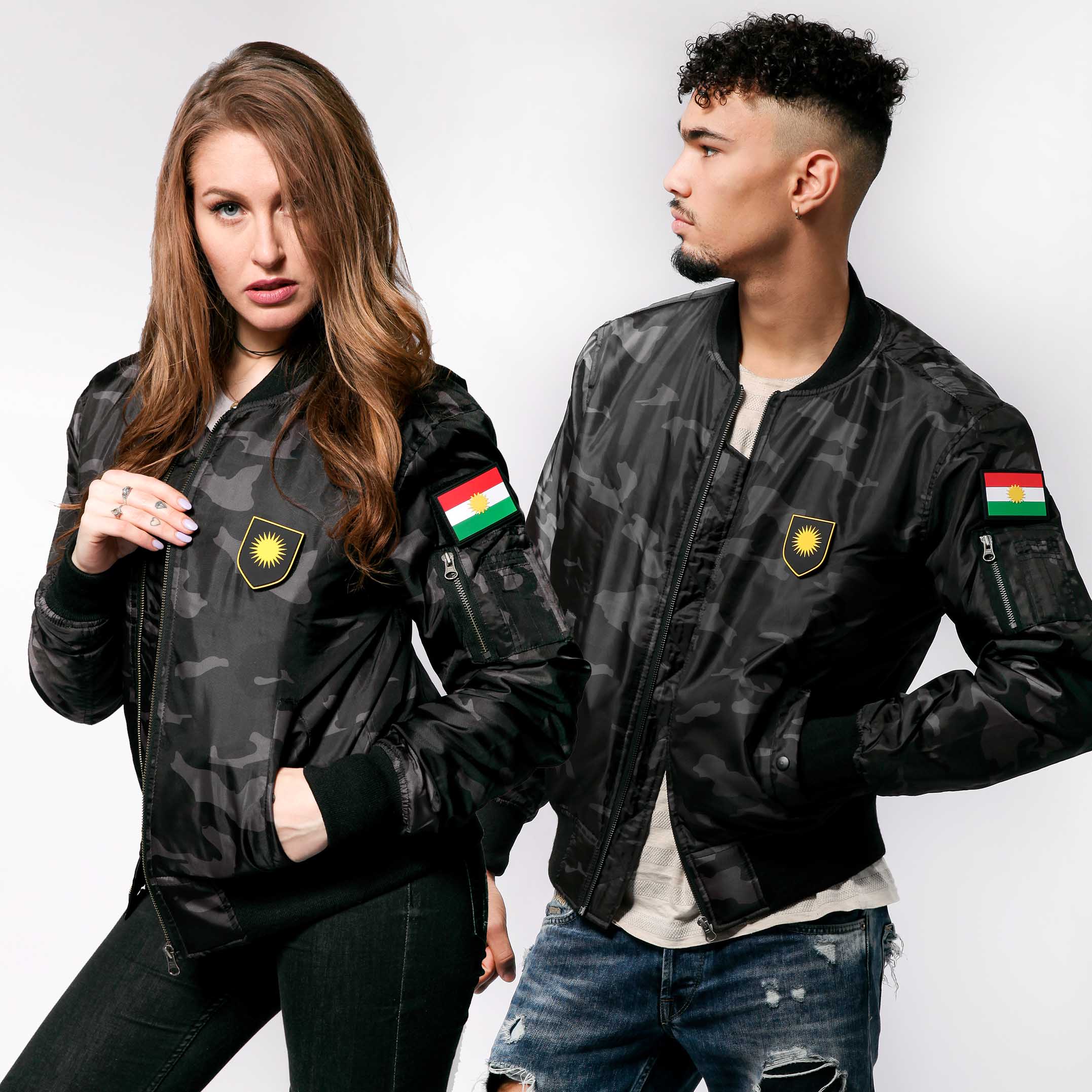 Kurdistan Camo Bomber Jacket-S