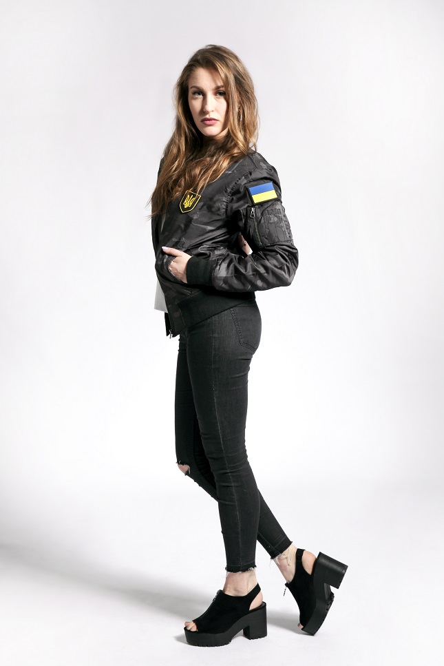 Ukraine Camo Bomber Jacket-XS