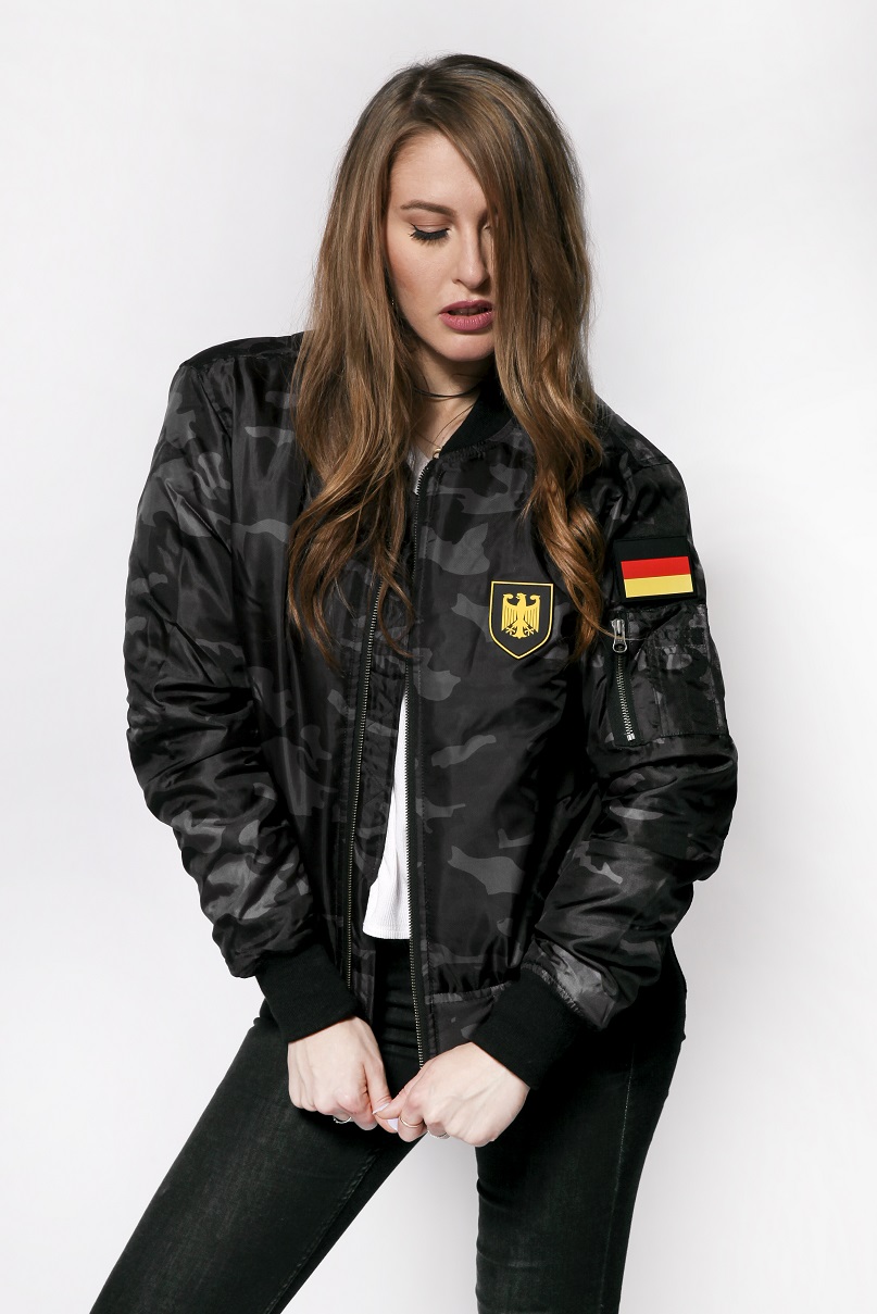 Deutschland Dark Camo Bomber Jacket-S